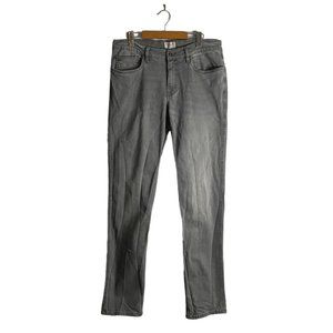 Mango Men's Gray Tim Slim Stretch Denim Jeans